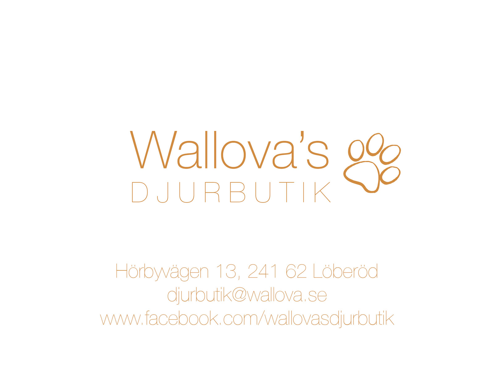 Wallova's Djurbutik